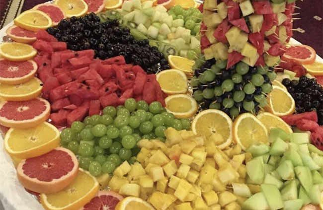 مقدار استاندارد میوه برای هر مهمان در عروسی