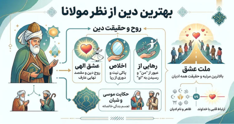 بهترین دیم از دیدگاه مولانا 